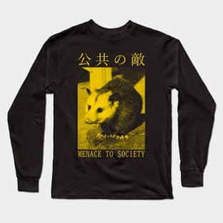 Menace to Society Opossum Long Sleeve T-Shirt